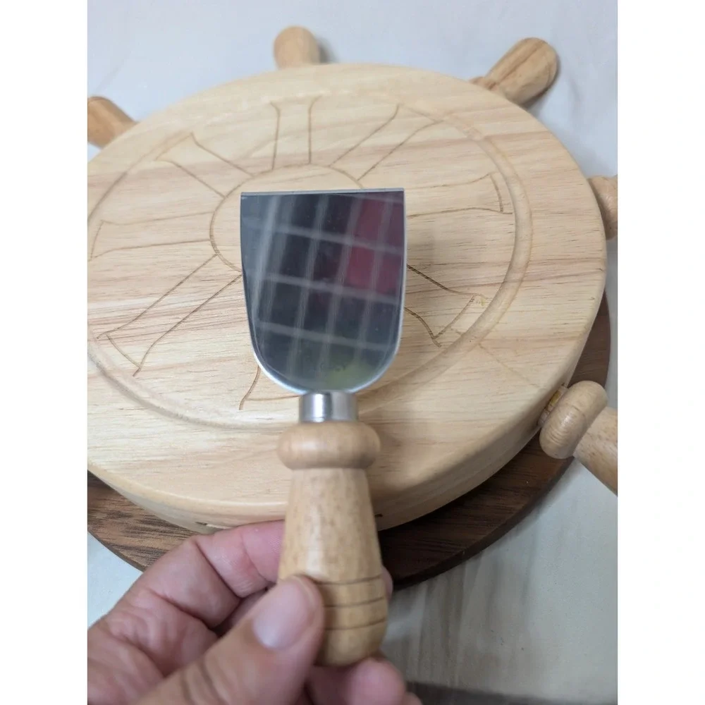 Legacy by‎ Picnic Time Wheel (Cheese Board, Cheese Knife, Cheese Knife Spreader)